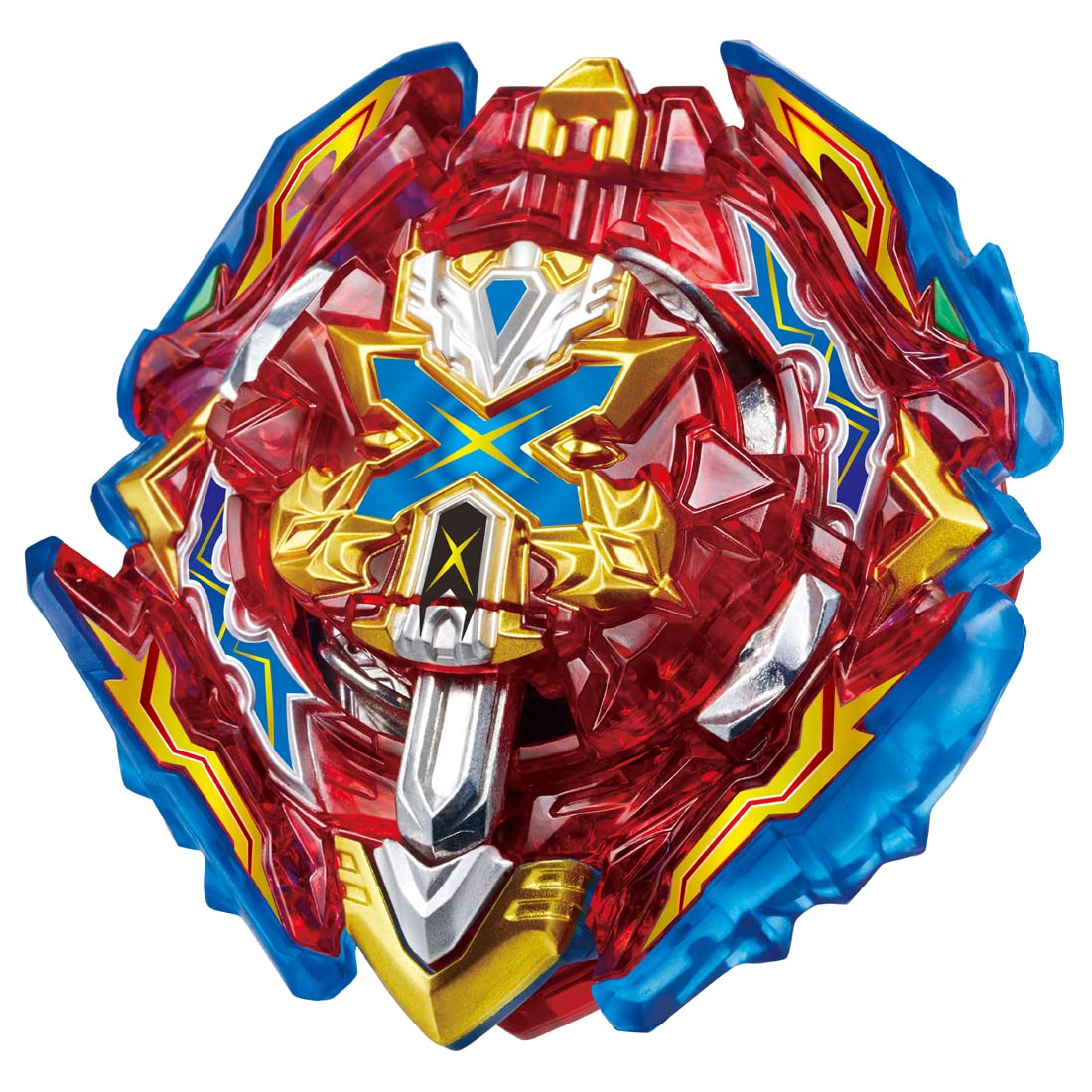 Takara Tomy B-200 Burst Excalibur layer in action for precise hits.