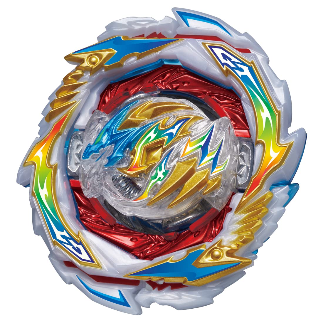 Takara Tomy Gatling Dragon Karma Charge with D Gear front view for dynamic battles.