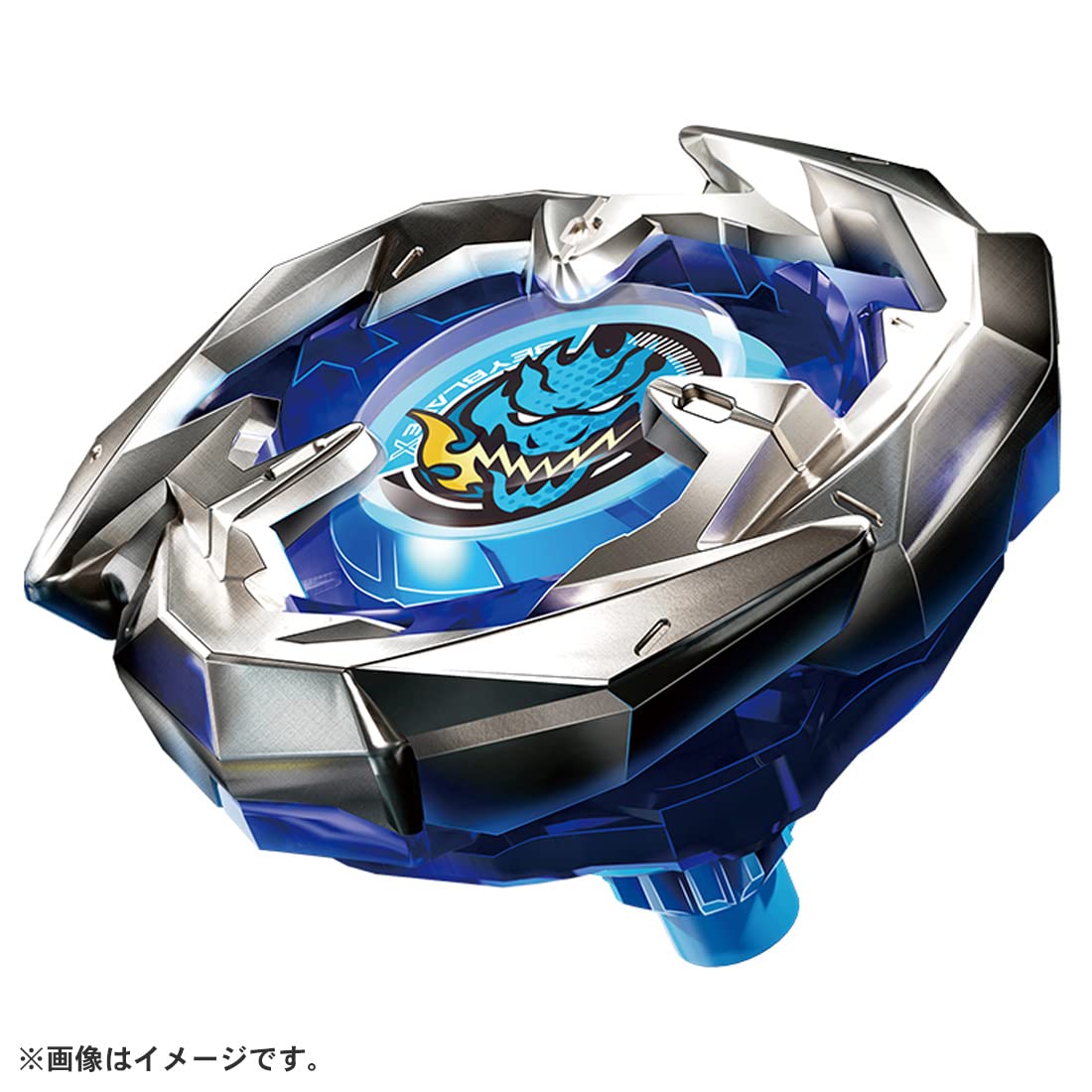 Takara Tomy Beyblade X BX-01 winder launcher ready for quick starts.