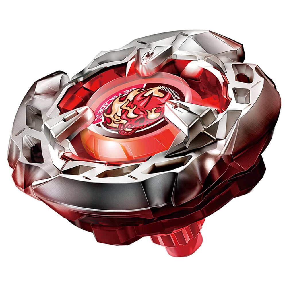 Takara Tomy Beyblade X Hell's image shows fast spin and strategic potential.
