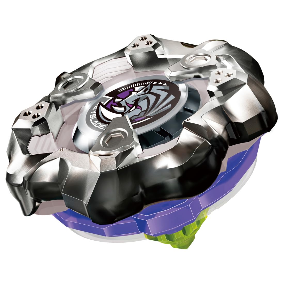 TAKARA TOMY Beyblade X BX-19 Rhino Horn Metal core supports a stable center for steady battles.