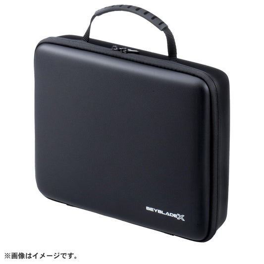 Takara Tomy Beyblade X BX-25 Gear Case side view highlights partitioned storage