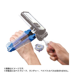 TAKARA TOMY Beyblade X BX-42 launcher grip assembly supports steady releases.