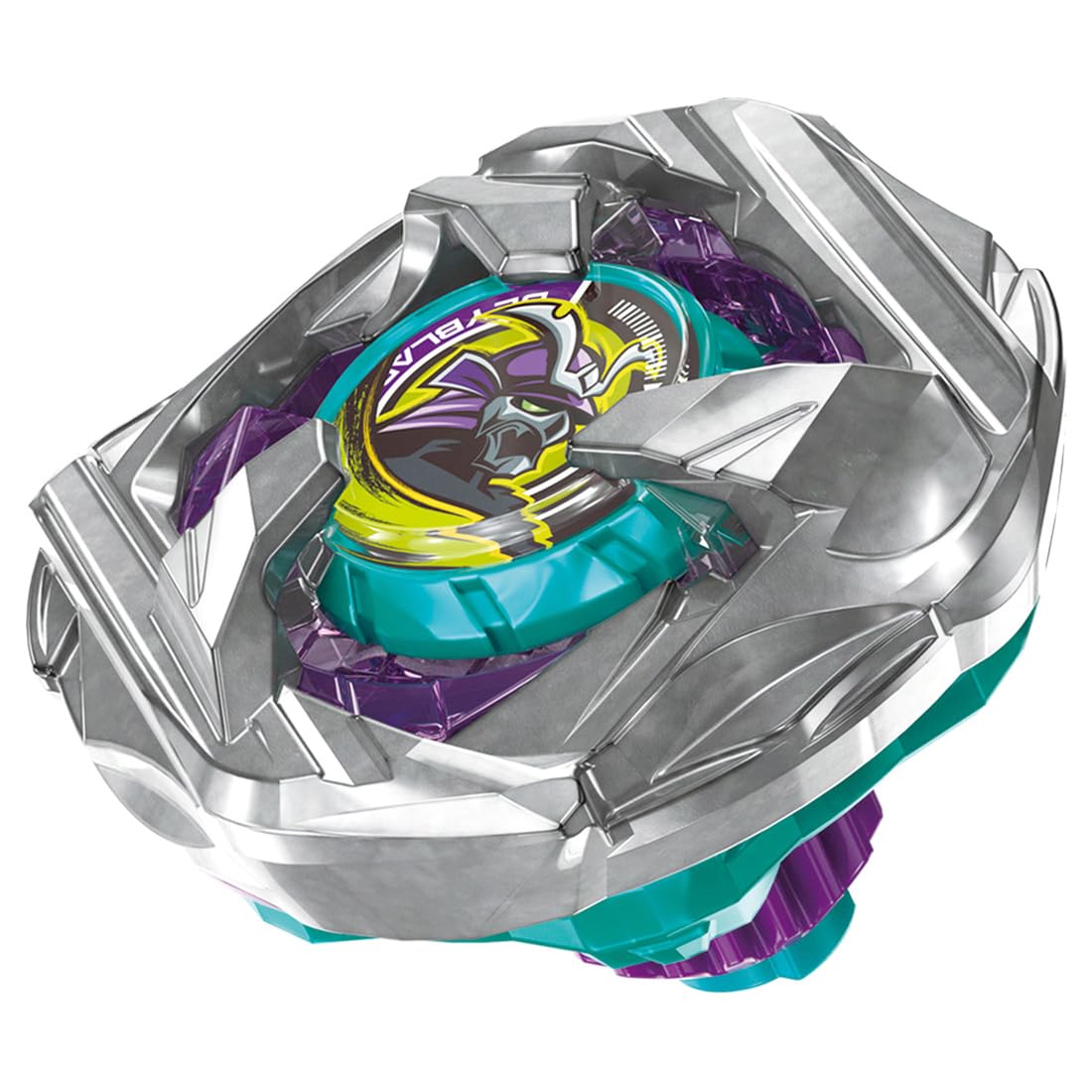 Takara Tomy Beyblade X Samurai Caliber blade for fast clashes.