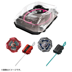 Takara Tomy Beyblade X BX-46 two beyblades for versatile attack and balance.