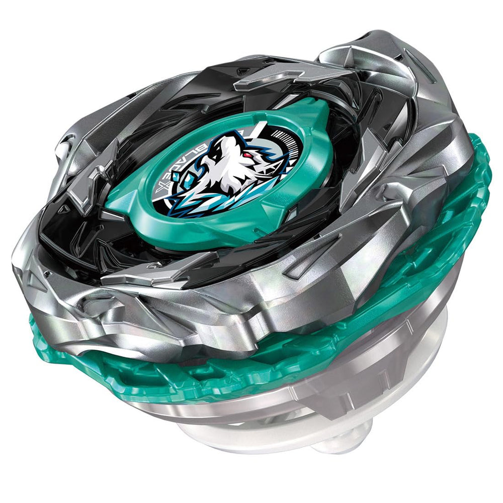 Takara Tomy Beyblade X CX-10 Wolf Hunt front view for dynamic spin battles.