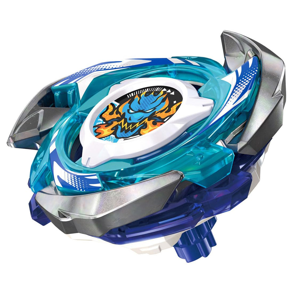 TAKARA TOMY Beyblade X Drave blade close-up for fast spin and customizable performance.
