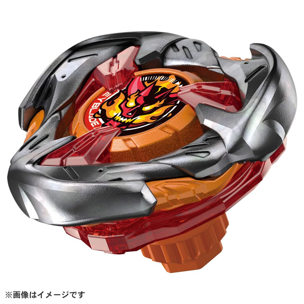 TAKARA TOMY Beyblade X Hell's Hammer ratchet enables quick resets after clashes
