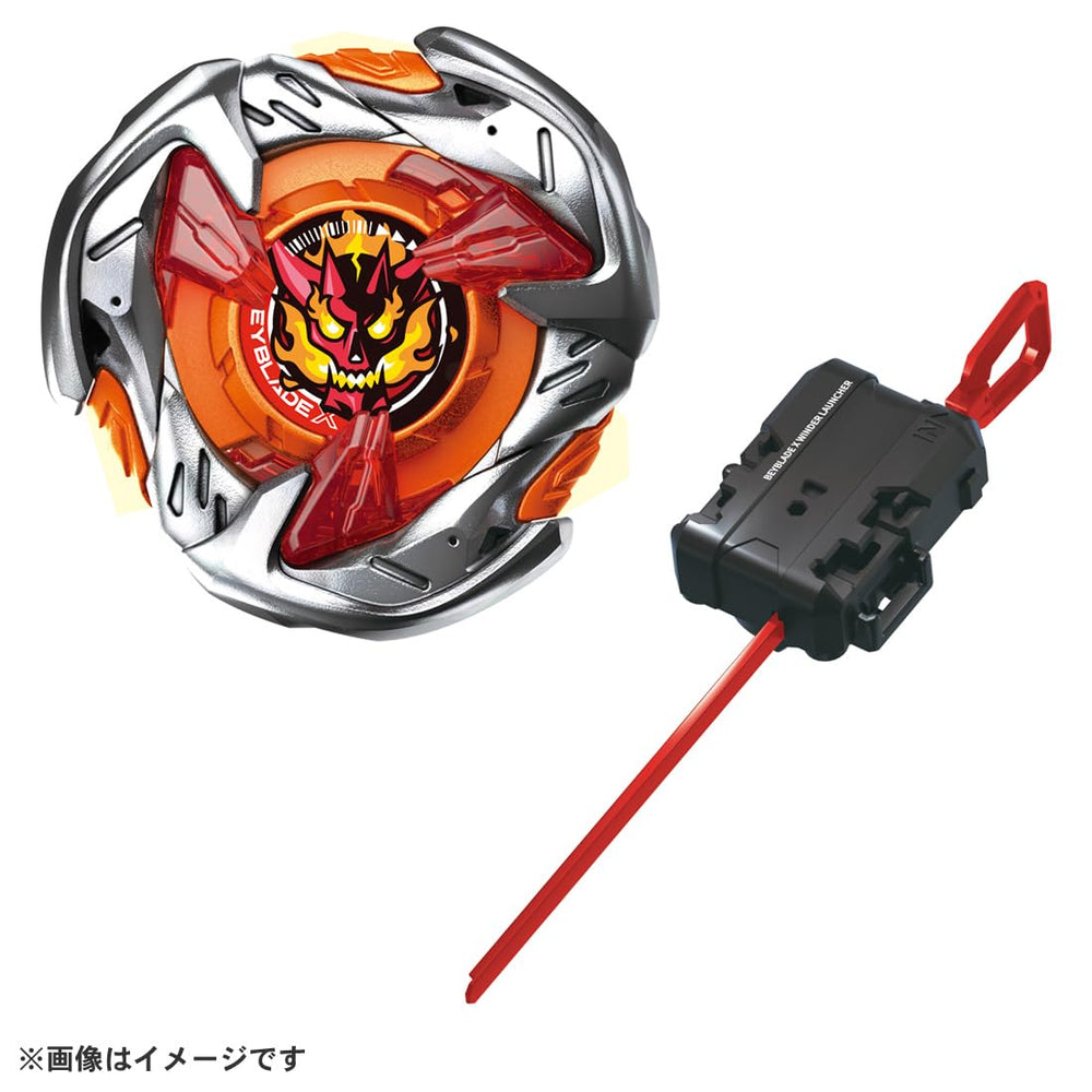 TAKARA TOMY Beyblade X Hell's Hammer winder launcher delivers smooth, reliable starts