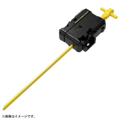 Takara Tomy Beyblade X UX-14 Scorpio Spear launcher grip enables smooth spins.