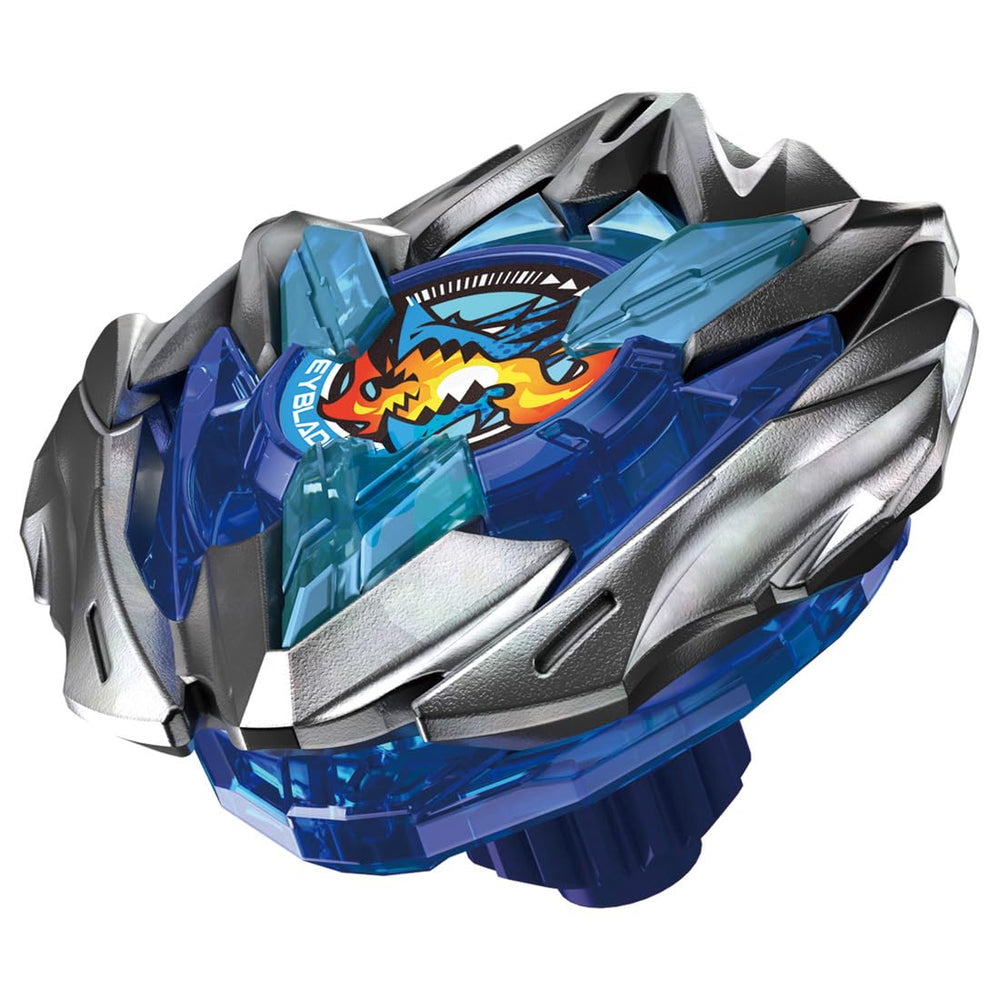 Takara Tomy Beyblade X UX-01 Drain Buster front view highlighting fast attack potential.