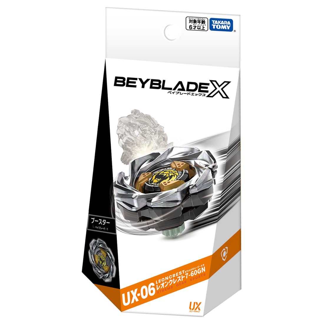 TAKARA TOMY Beyblade X UX-06 booster Leon Crest ready for arena battles