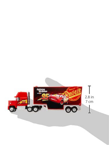 Takara Tomy Mack scale display shot for shelf-ready presentation.