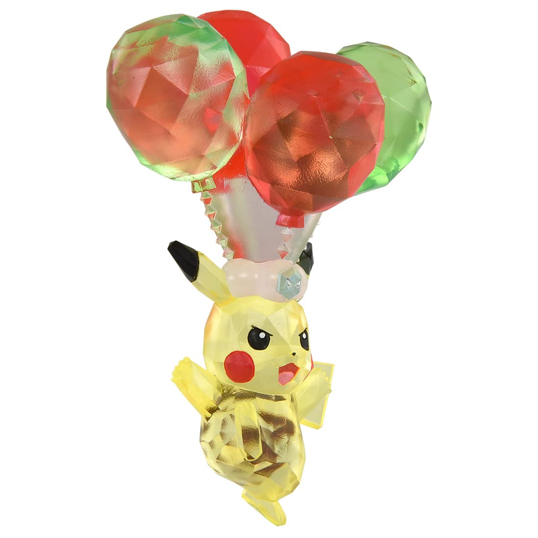 Takara Tomy Moncolle Hiko Terastal Pikachu back view shows sleek silhouette