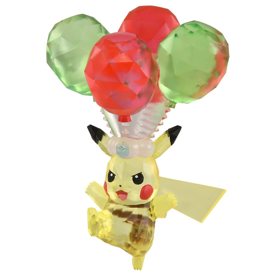 Takara Tomy Moncolle Hiko Terastal Pikachu head view, ideal for display shelves