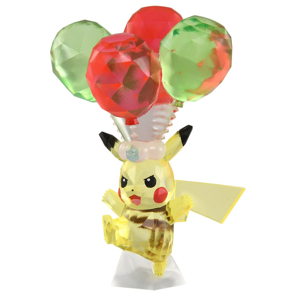 Takara Tomy Moncolle Hiko Terastal Pikachu side detail highlights Terastal styling