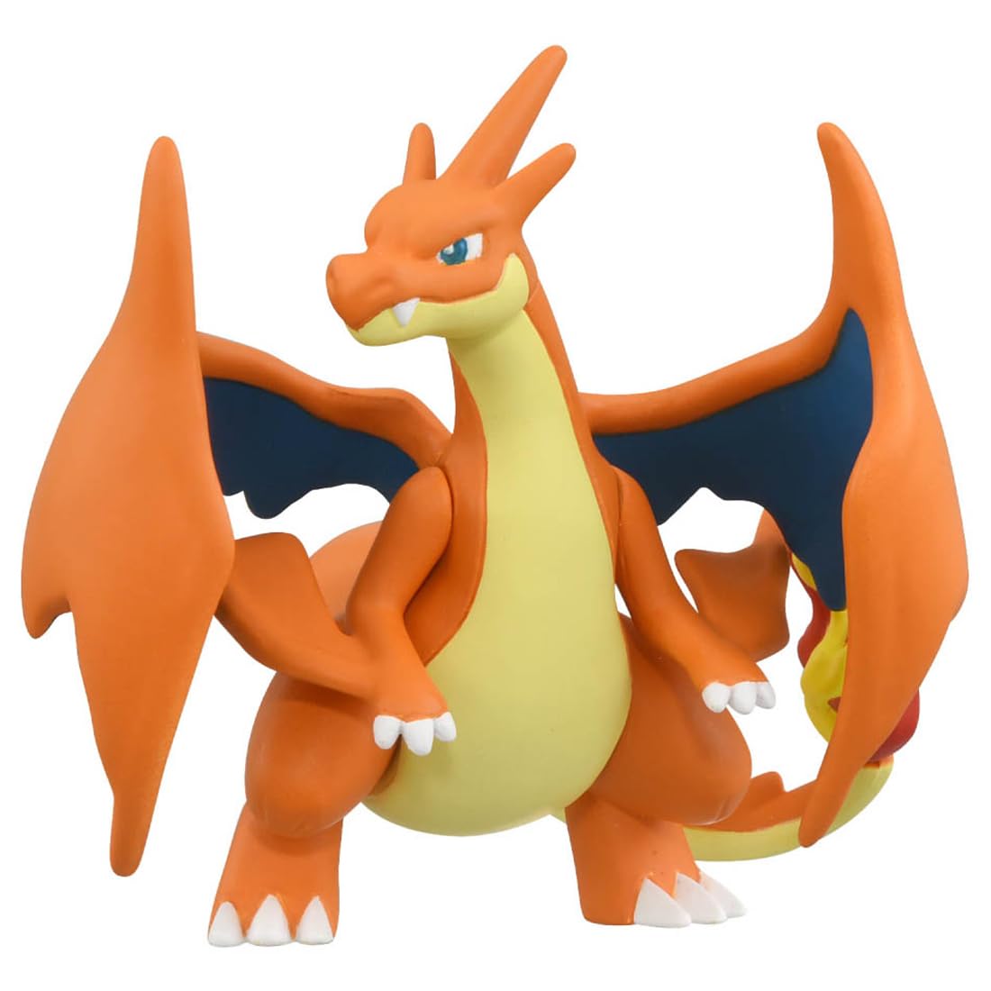 Takara Tomy Moncolle Mega Charizard Y figure, head detail, perfect for display collections