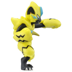 Takara Tomy Zeraora MonColle detailed texture enhances realism in small-scale figures.