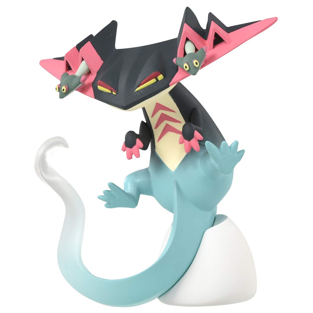 Takara Tomy Moncolle MS-41 Dragapult Lanssorien posed in a dynamic stance for collectors