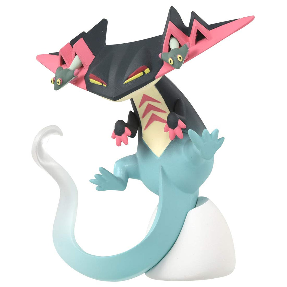 Takara Tomy Moncolle MS-41 Dragapult Lanssorien posed in a dynamic stance for collectors