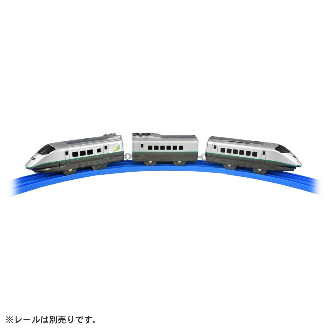 TAKARA TOMY Plarail S-06 E3 Shinkansen Tsubasa top view highlights clean lines and detailing