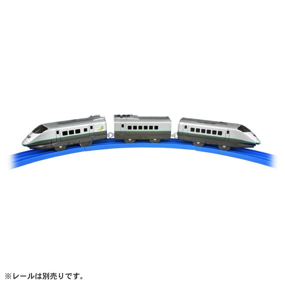 TAKARA TOMY Plarail S-06 E3 Shinkansen Tsubasa top view highlights clean lines and detailing