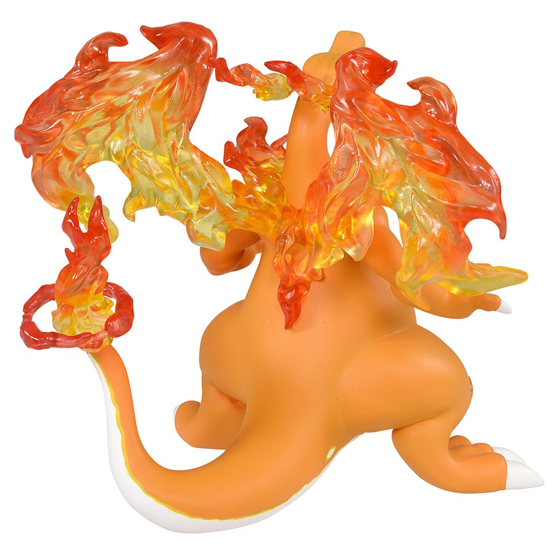TAKARA TOMY Charizard Moncolle close-up reveals texture and finish.
