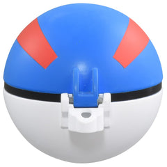 Takara Tomy Pokémon MonColle Great Ball open model reveals collectible-inspired styling.