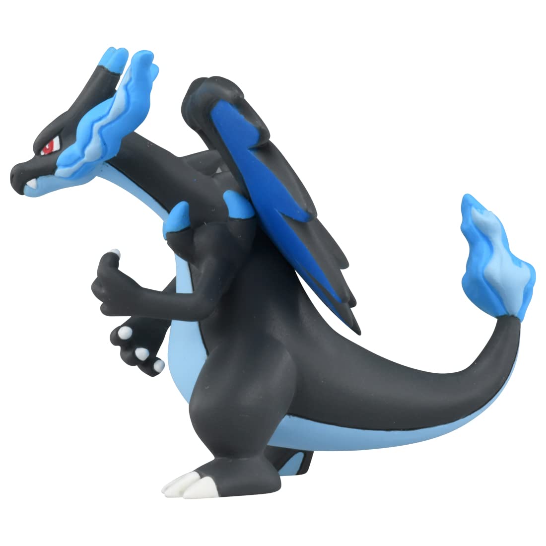 Takara Tomy Moncolle Mega Charizard X details and PVC finish.