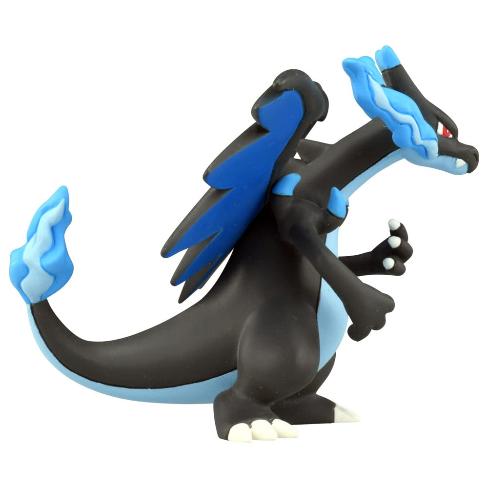 Takara Tomy Moncolle Mega Charizard X side view ideal for collections.