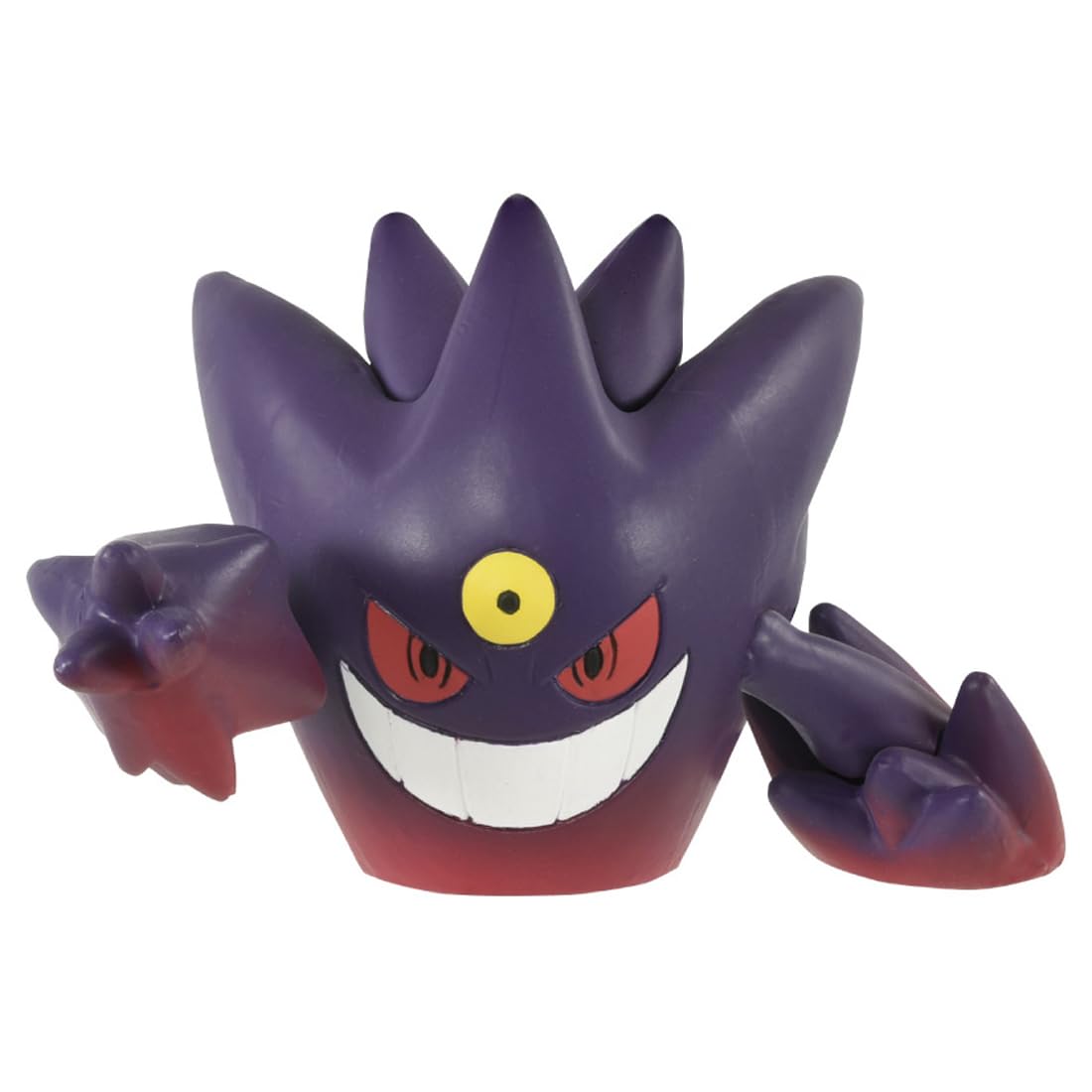 Takara Tomy Pokemon Moncolle Mega Ganger 2in side view highlights silhouette for display