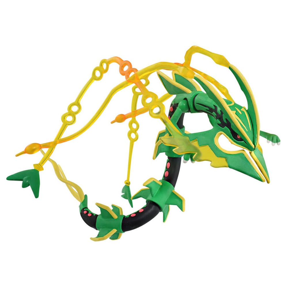 Takara Tomy Mega Rayquaza front view for display and collection