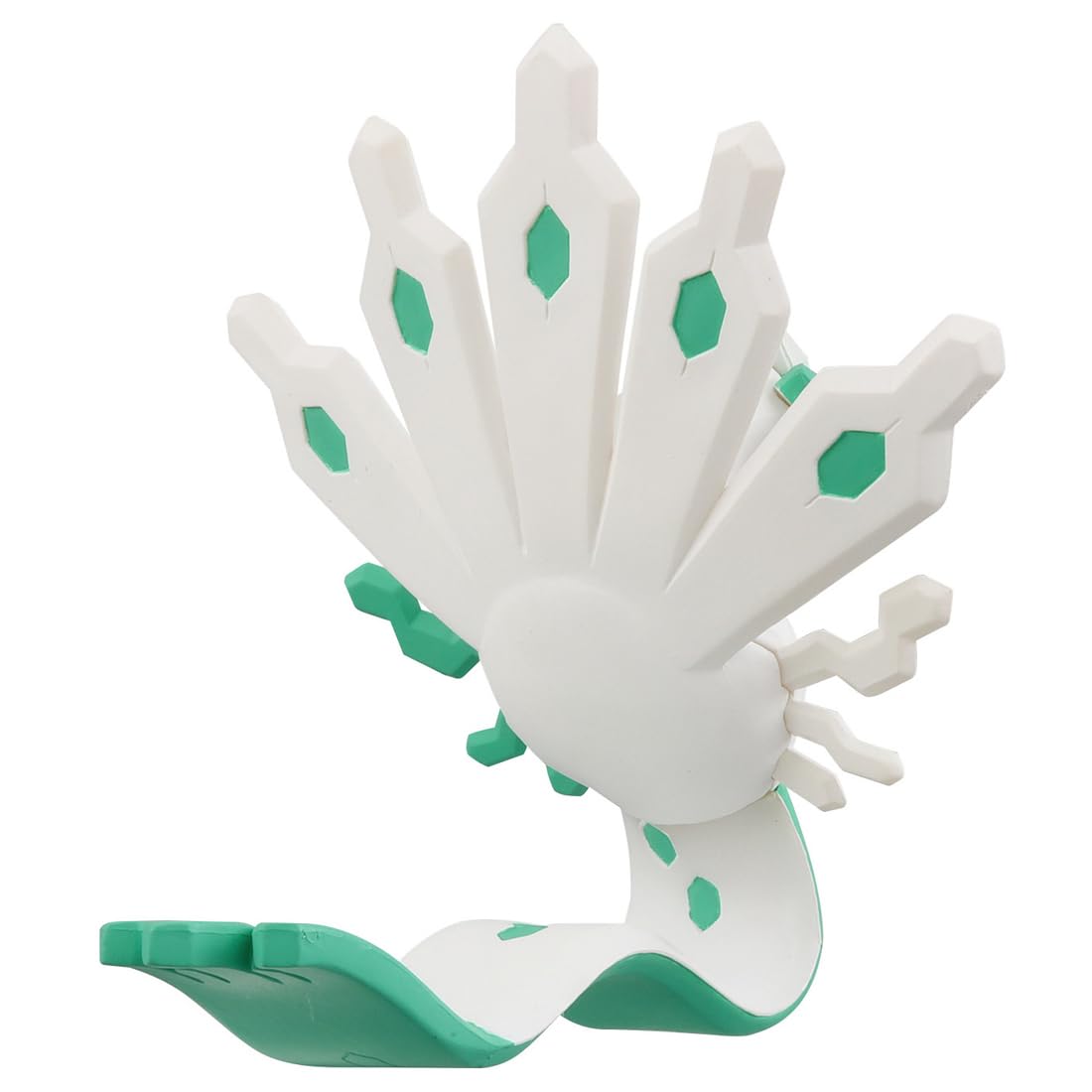 Takara Tomy Moncolle ML-24 Shiny Zygarde 50% Form back view highlights full figure.