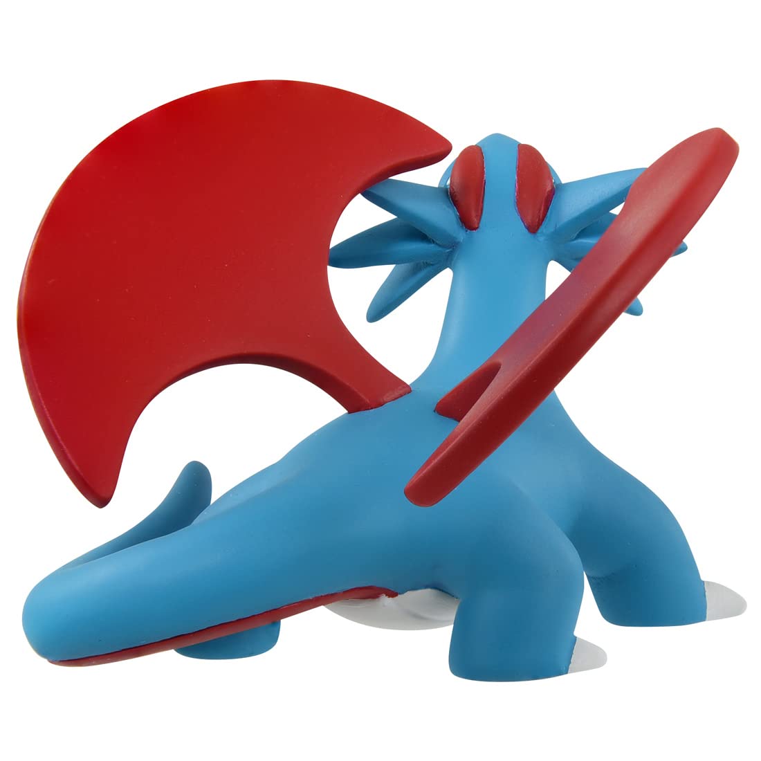 Takara Tomy MonColle Salamence Bowmanda close-up shows sculpted details.