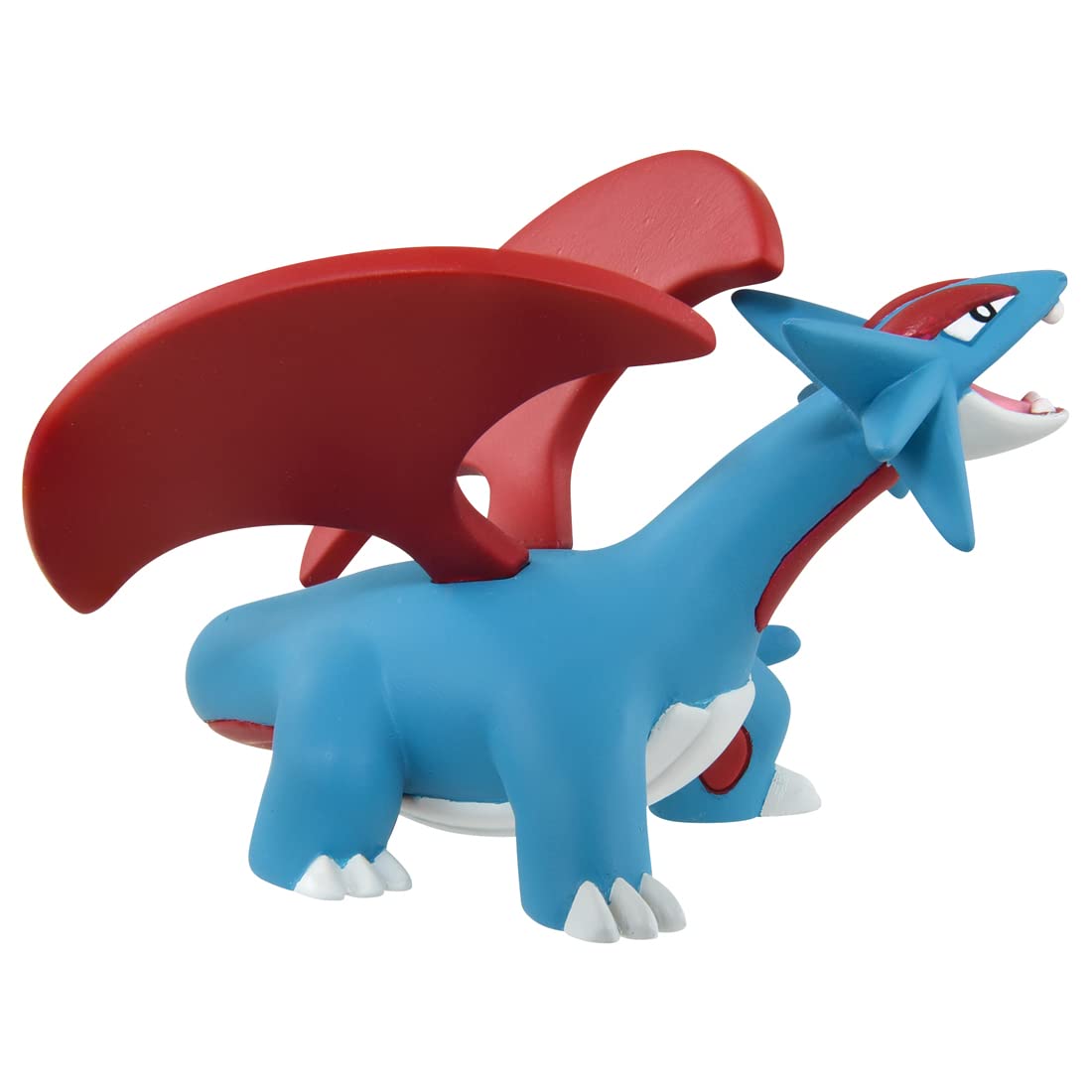Takara Tomy MonColle MS-39 Salamence Bowmanda side pose for dynamic display.