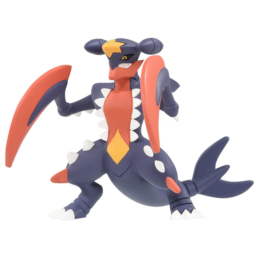 Takara Tomy Moncolle MS-07 Mega Garchomp front view for confident display