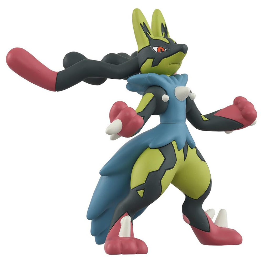 Takara Tomy Pokemon Moncolle Yellow Mega Lucario display-ready figure