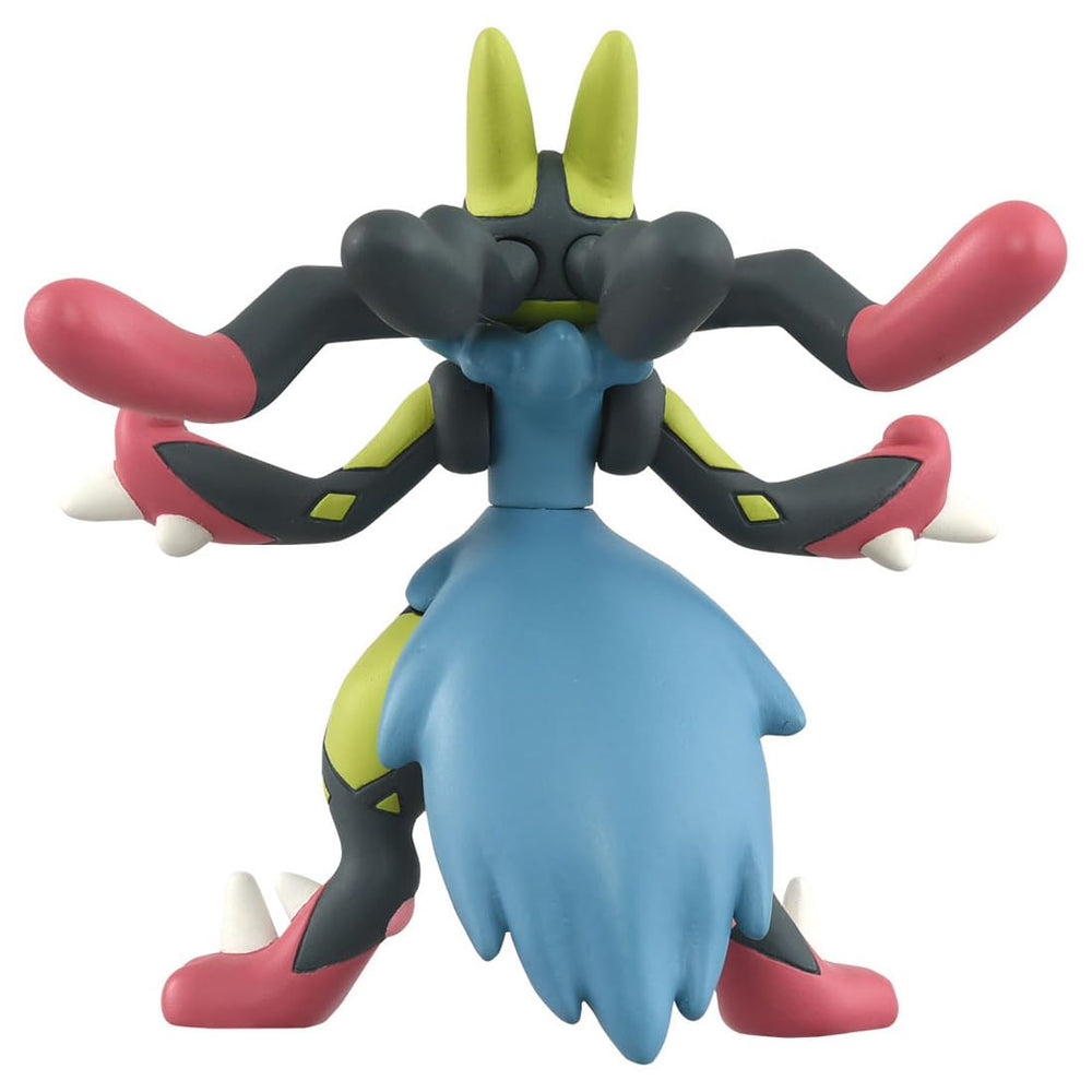 Takara Tomy Pokemon Moncolle Yellow Mega Lucario feet offer stable display