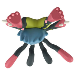 Takara Tomy Pokemon Moncolle Yellow Mega Lucario measures about 2.6 inches