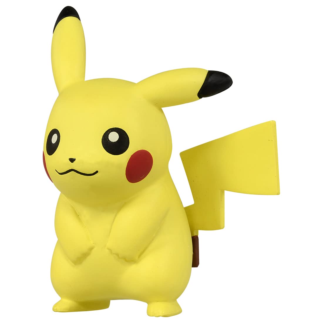 Takara Tomy Moncolle Pikachu figure front view for display and collection.