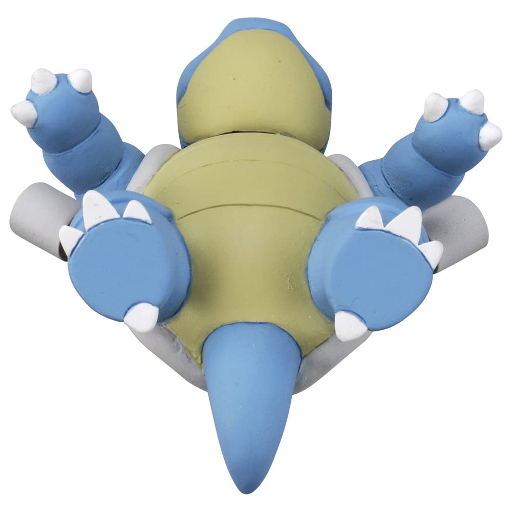 Takara Tomy Pokémon MS-16 Blastes back view showcases shell craftsmanship