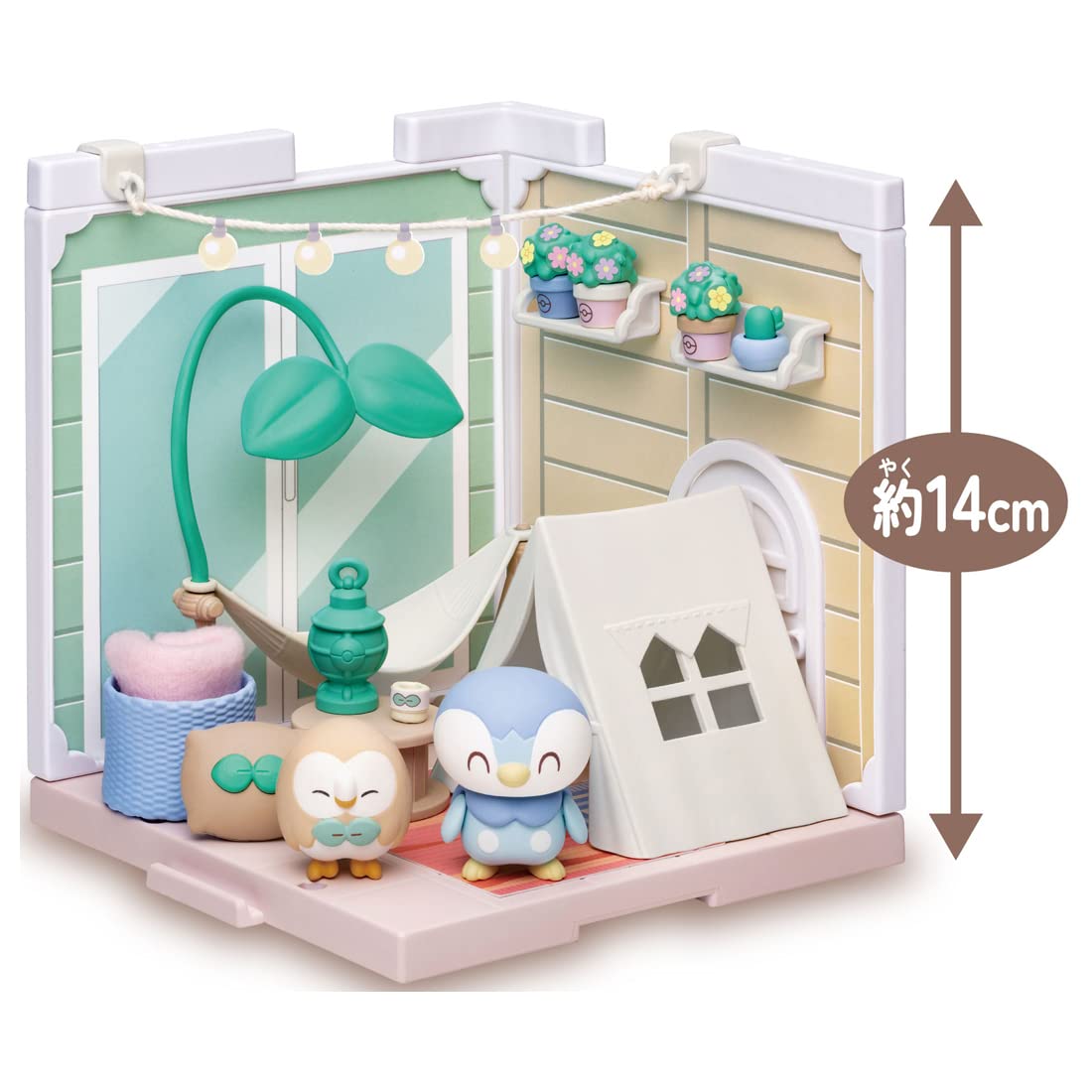 Takara Tomy Peace House furniture and accessories complete the setup.