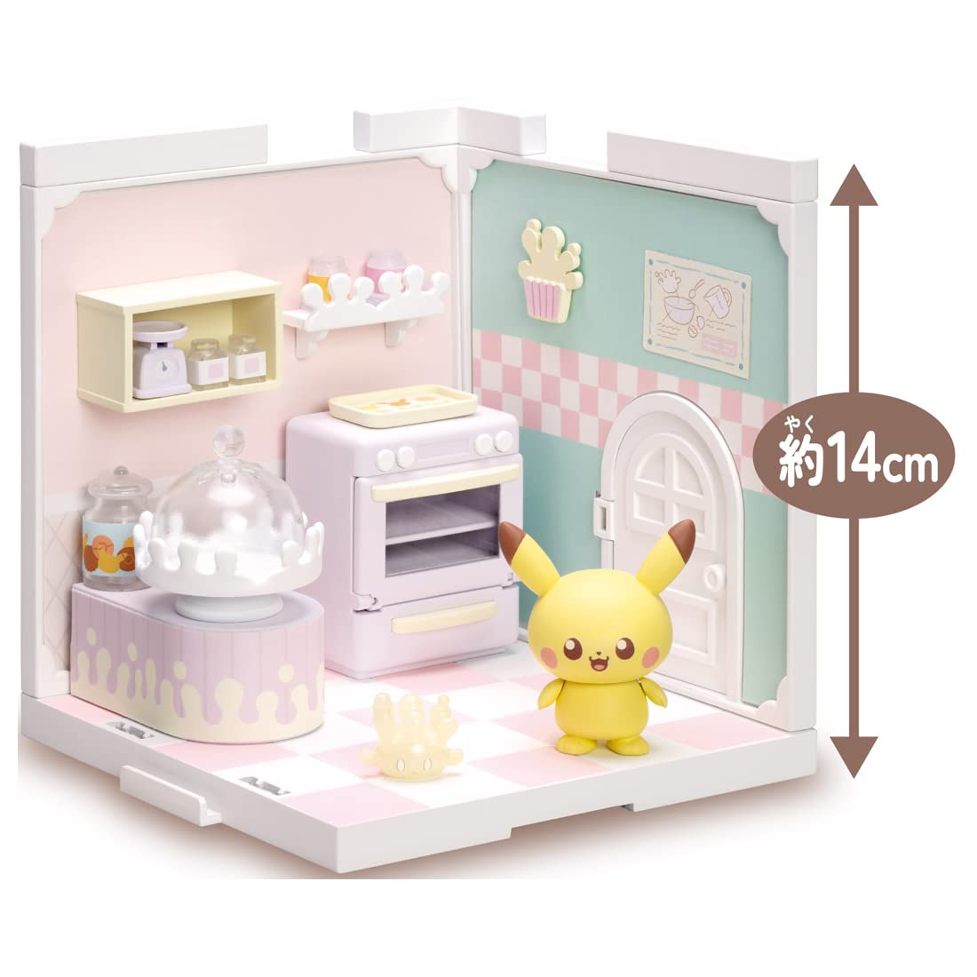 Takara Tomy Pokepiece House wall2 highlights cute detailing ideal for shelf display