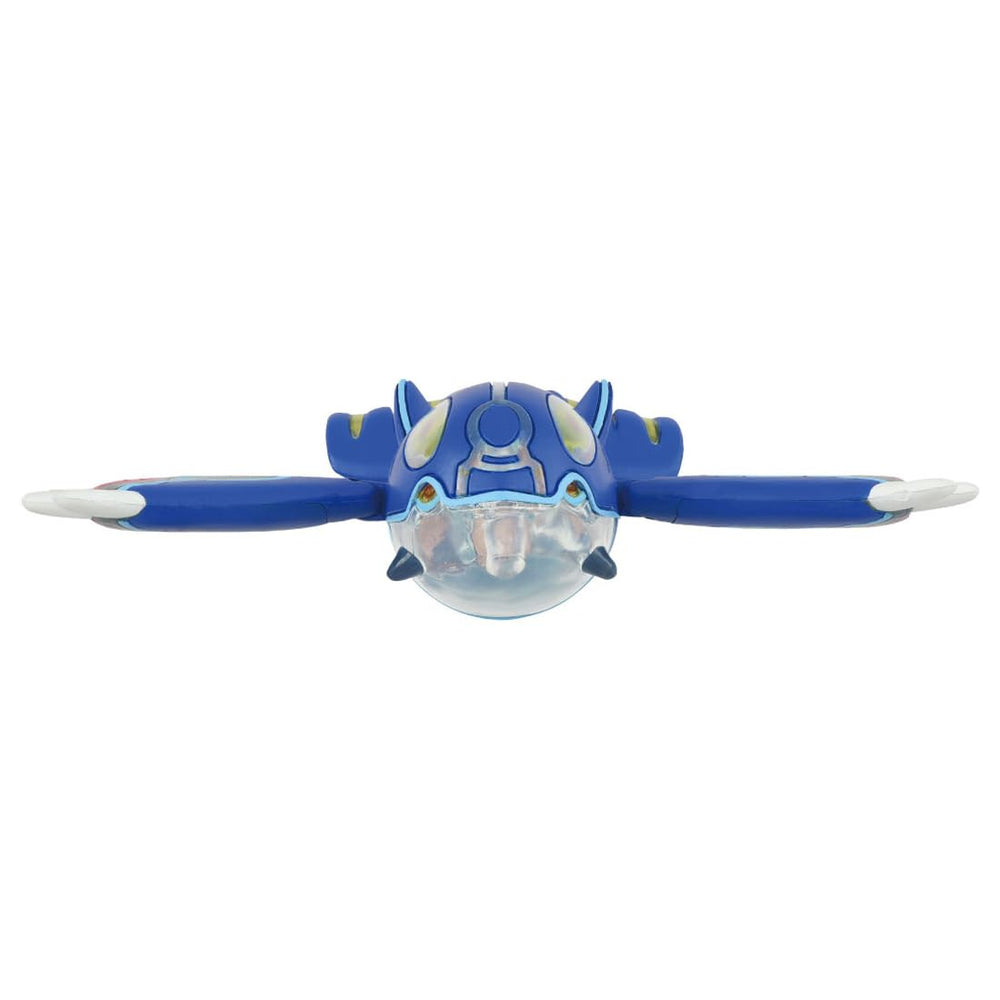 Takara Tomy Primal Kyogre figure right profile for dramatic display