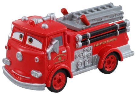 Takara Tomy Tomica Disney Pixar Cars red fire engine C-07 in hand size for collectors