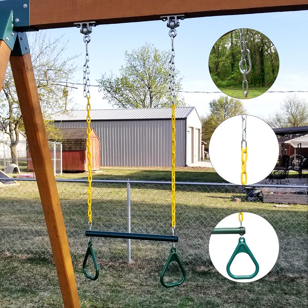 Take Me Away adjustable-height chain to fit kids of different ages.