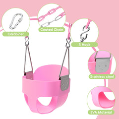 Take Me Away toddler swing assembly demonstrates quick tool-free setup.