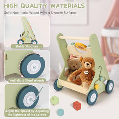 Takeeyce wooden walker rotating mirror for visual exploration during practice