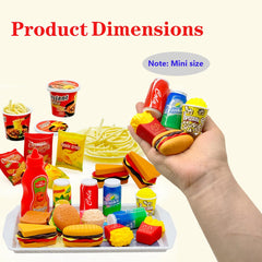 Taken All fries toy, crispy-looking mini snack for playful dining experiences.