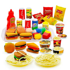 Taken All hamburger toy for kids, colorful and realistic for pretend meals.